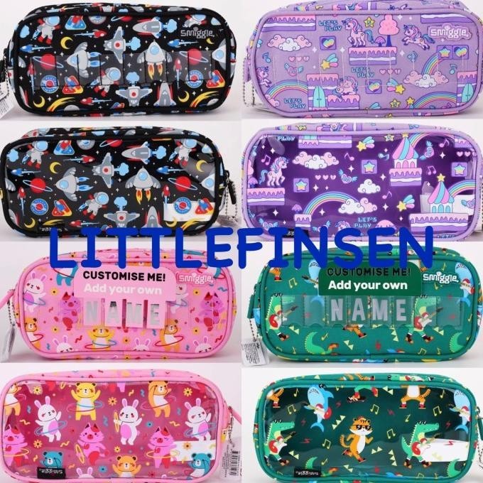 

Smiggle Lets Play Cruiser Pencil Case/Smiggle Mika Zipper Pencil Case Limited Edition