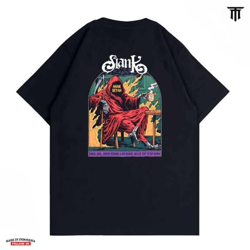 KAOS SLANK ORIGINAL - SLANK ANAK SETAN - KAOS DISTRO SLANK - BAJU SLANK - KAOS SLANK ORIGINAL POTLOT