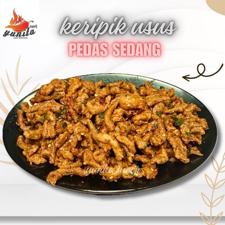 

Usus Ayam Crispy Pedas 250 Gram Original Asin Gurih