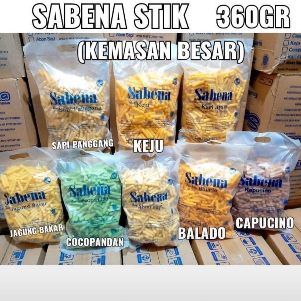 

(Sabena Var Random) Sabena Stick 360Gram | Pitato Snack Kentang 250Gram | Macroni 350Gram