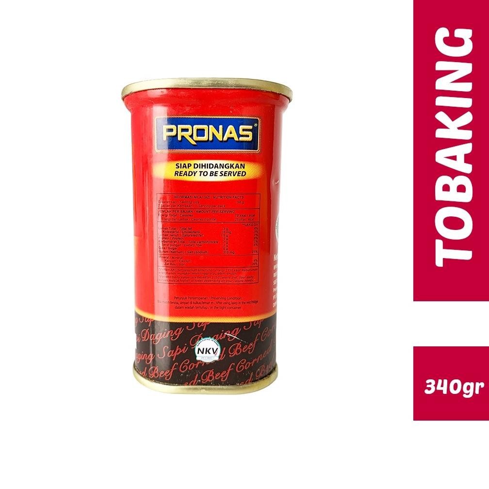 

Pronas Kornet Kaleng Daging Sapi Kotak 340G / Corned Beef Pronas 340 Gram / Kornet Sapi Pronas Besar