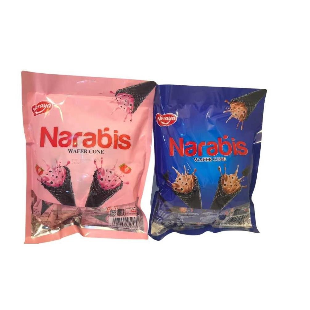 

Naraya Narabis Wafer Cone Strawberry Chocolate 220G