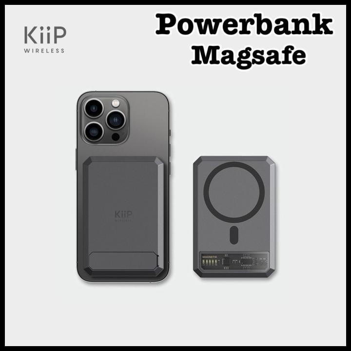 Kiip Wireless Ew54 Powerbank 10000Mahmagnetic Magsafe 20Wfast Charging