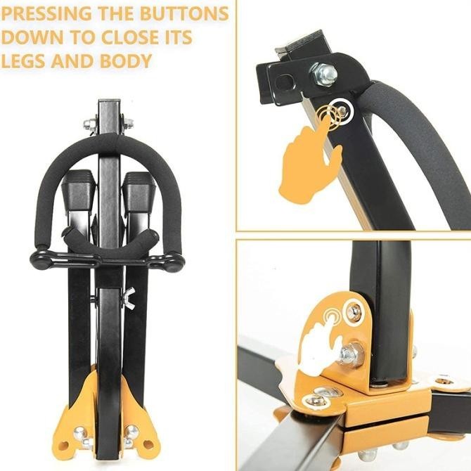 Promo Special Stand Saxophone Alto Tenor Tripod Stand Holder Lipat Portable Untuk