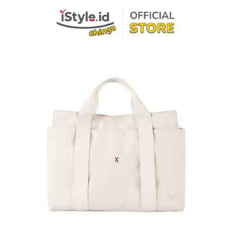 JOSEPH AND STACEY STACEY DAYTRIP TOTE CANVAS M - IVORY
