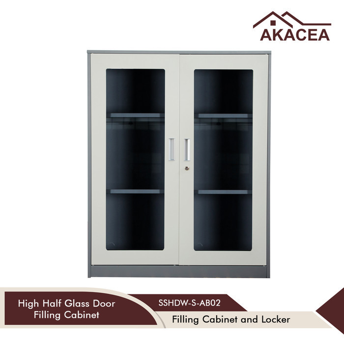 

Fauma FILING CABINET PINTU KACA - LEMARI ARSIP/ LEMARI BESI - SSHDW-S-AB02