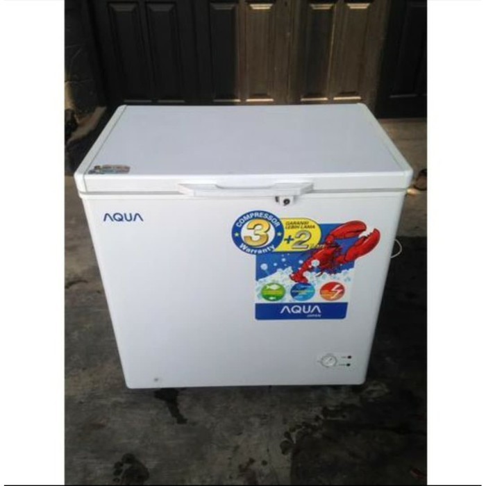 Aqua Aqf 160 W Chest Freezer Box 150 Liter Lemari Pembeku