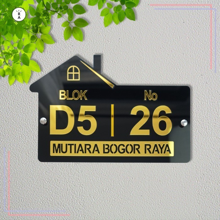 Terlaris Plat Rumah / Plat Nomor Rumah Akrilik / Plat Nomor Akrilik SALE