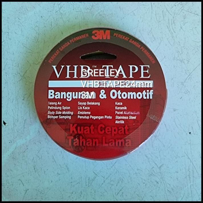 

GRATIS ONGKIR VHB TAPE 3M 24MM X 4,5M DOUBLE TAPE 3M