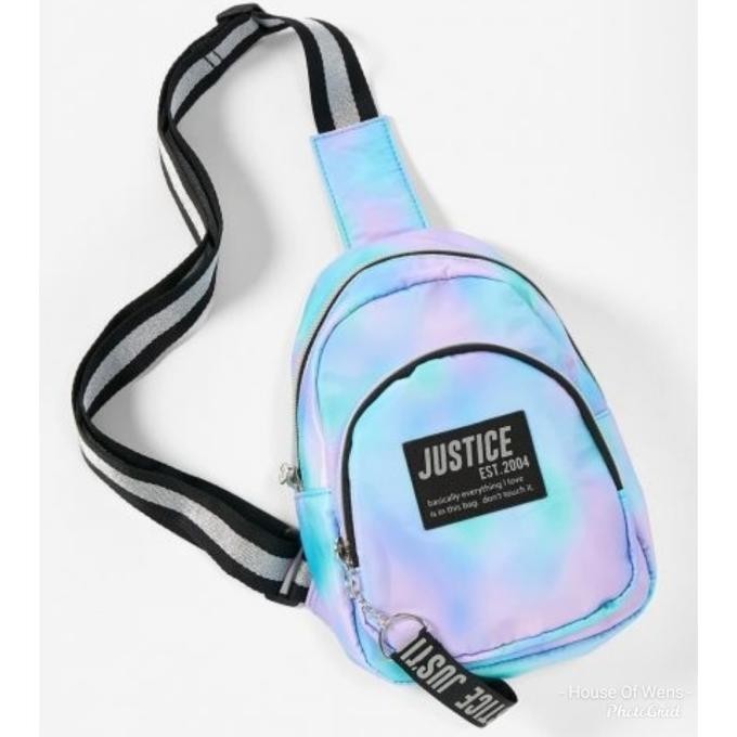 Terlaris Justice Diy Effect Becky Crossbody Mini Bag - Tas Slempang Justice Pengiriman Cepat