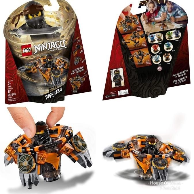 Lego 70662 Ninjago Spinjitzu Cole 7+ 117 Pcs Stok Terbatas