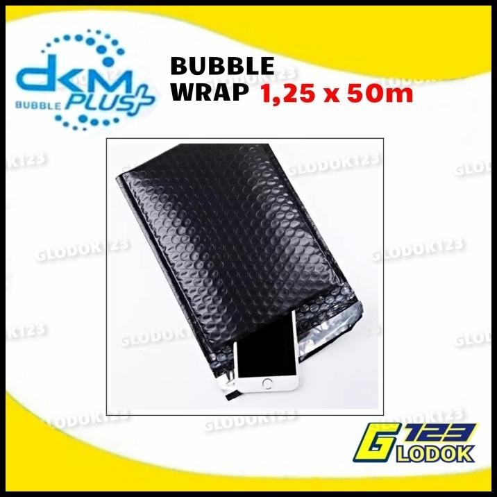 

BEST DEAL PLASTIK BUBBLE WRAP HITAM 125CM X 50M MERK DKM+ KUALITAS SUPER PREMIUM !!!