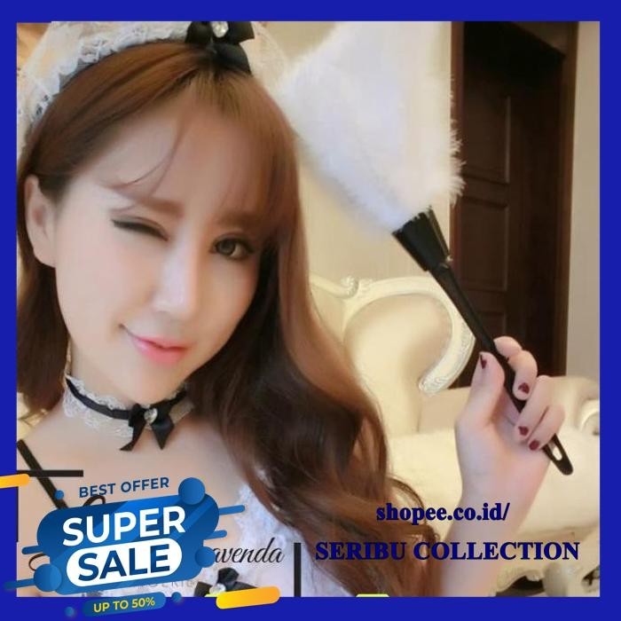 KEMOCENG AKSESORIS BAJU TIDUR WANITA UNTUK COSPLAY MODEL MAID SEXY AL02 BEST PRODUK