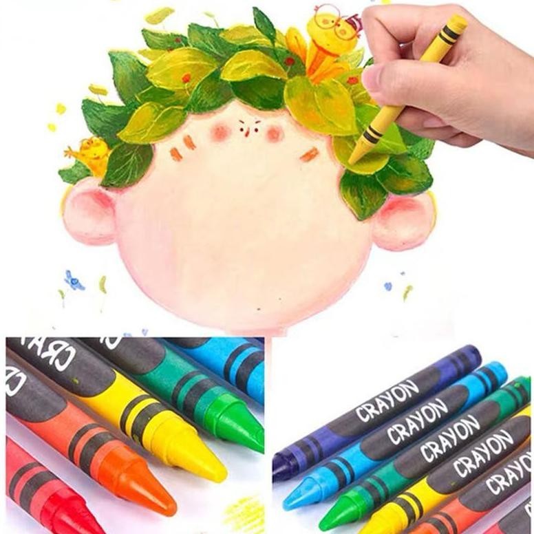 

gh-56 Crayon Set 208pcs / Crayon Mewarnai 208pcs & 150pcs Warna / Pensil Krayon Warna Alat Menggambar atau Mewarnai Premium