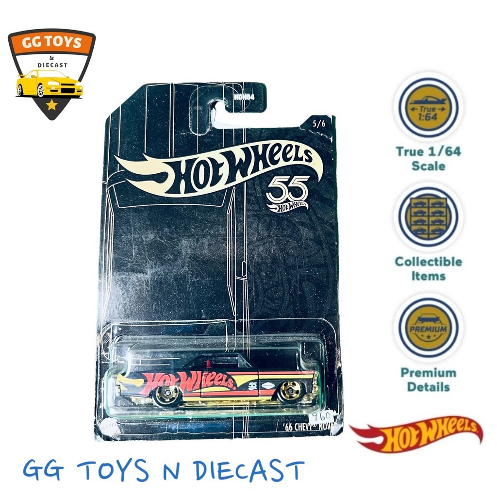 Hotwheels Hot Wheels HW Reguler 55th Chevy Nova
