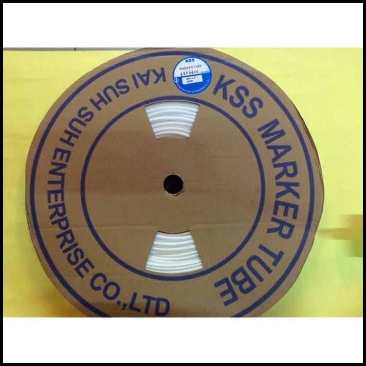 

BEST DEAL KSS MARKER TUBE PUTIH 4MM MARKER TUBE LABEL !!!!!!