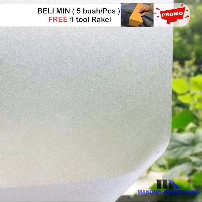 stiker kaca sandblast / stiker kaca buram / stiker kaca es Lebar 150