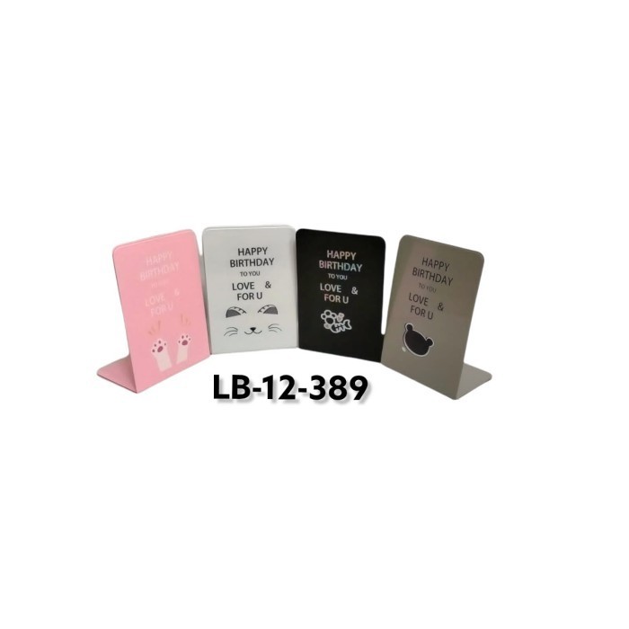 

Pembatas Penyangga Standar Buku Besi Book End Holder Gambar Stand Book