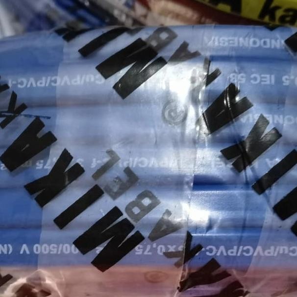 Kabel Pompa Satelit Gepeng Mika Biru