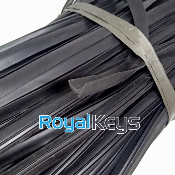 KARET LIS KUSEN JENDELA KACA MATI 078B BESAR BLACK HITAM 40 METER