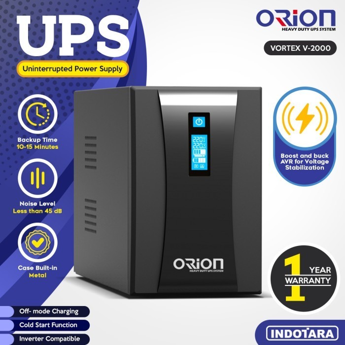 UPS UNINTERRUPTED POWER SUPPLY ORION - VORTEX V-2000