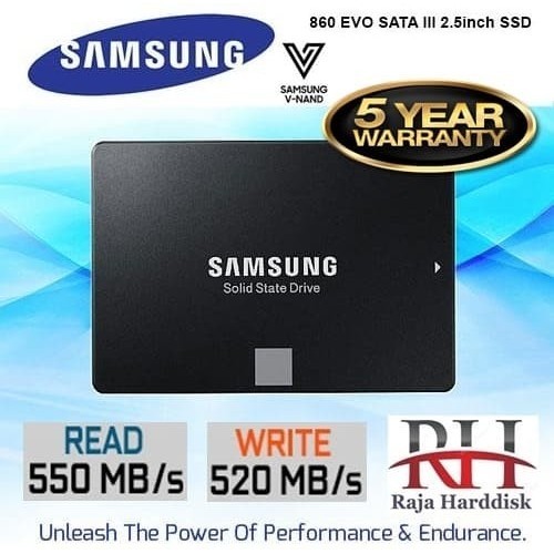 SSD SAMSUNG 860 EVO 500GB - 860 EVO / 860EVO 500 GB - GARANSI RESMI ORIGINAL BEST QUALITY