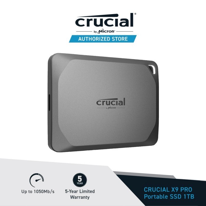 CRUCIAL SSD EXTERNAL X9 PRO 1TB 2TB PORTABLE SSD ORIGINAL BEST QUALITY