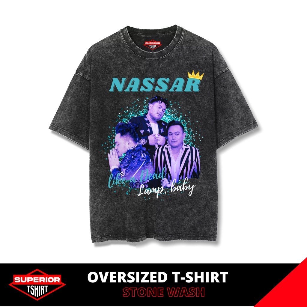 KAOS.KING NASSAR OVERSIZE STONEWASH / ACID WASH / KAOS BAND / KAOS BAND METAL ROCK / SANDWASH / BOOT