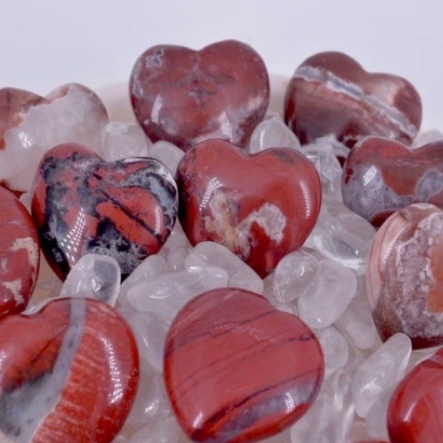 Heart Brecciated Jasper