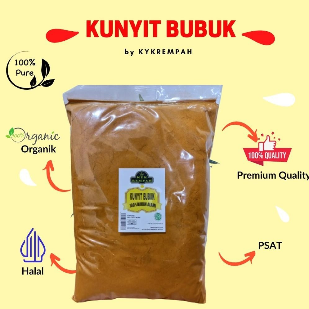 

CR - KUNYIT BUBUK MURNI - 1 KG TERLARIS