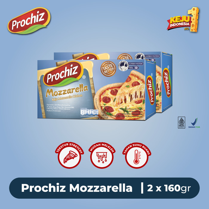 

KEJU PROCHIZ MOZZARELLA 160 GR - DOUBLE PACK