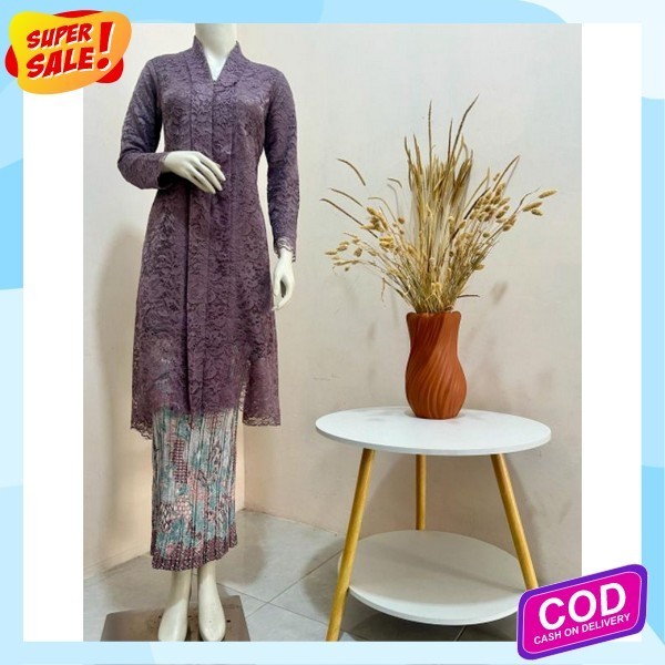 Stlan Baju Wanita Satu Stel Kebayak Madern Modis Kutubaru Kbaya Pesta Kondangan Setelan Engagement N