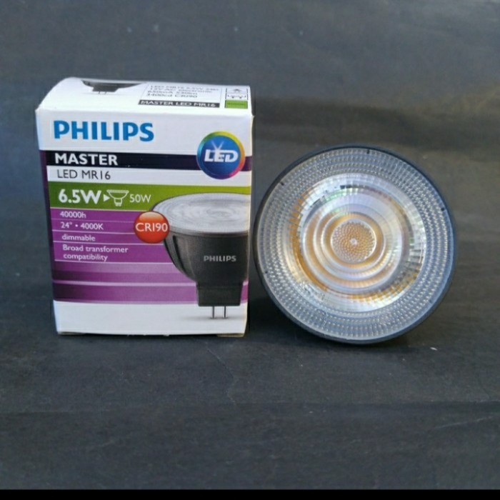 LAMPU PHILIPS MASTER LED MR16 7W 4000K DIMMABLE 24D 12V