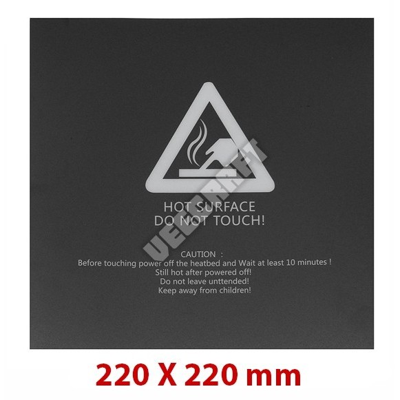 

Heatbed Sticker / Hot Bed Stickers 220mm x 220mm