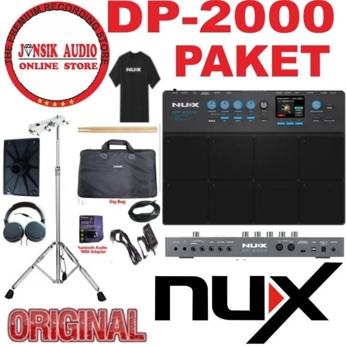 Nux DP2000 Percussion Pad Nux DP-2000 Drum Perkusi Pad