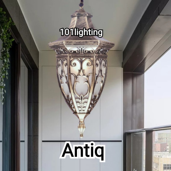 Terbaru Lampu Gantung Teras Balkon Klasik 2273-1 Promo Terlaris