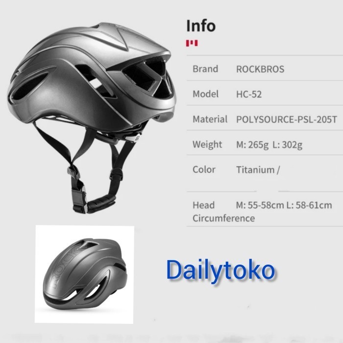 Terbaru Helm Sepeda Rockbros Terbaru Pria Wanita 2021 Promo Terlaris