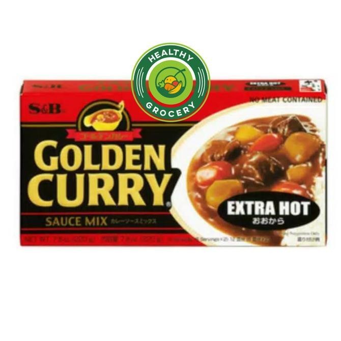 

S&B Golden Curry Extra Hot 220 gr / Bumbu Kari Jepang Super Pedas TP