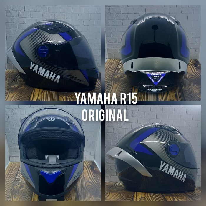 HELM FULL FACE STANDAR YAMAHA R15 ORIGINAL
