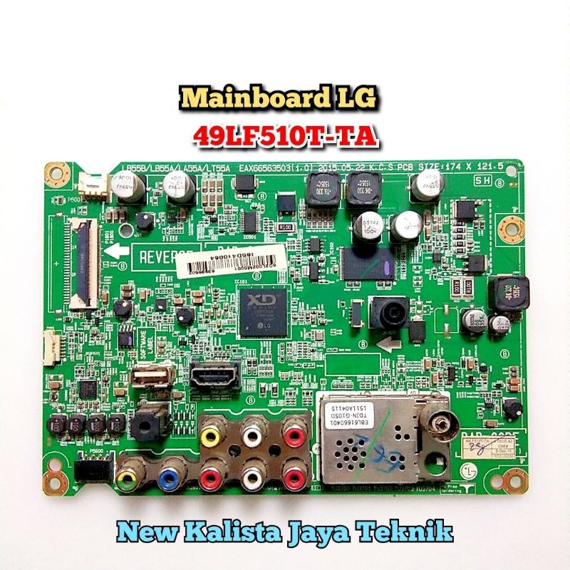 MAINBOARD TV LG 49LF510T-TA ORIGINAL EAX66563503 MB LG 49LF510 MOTHERBOARD TV 49LF5100 MB LG 49LF510