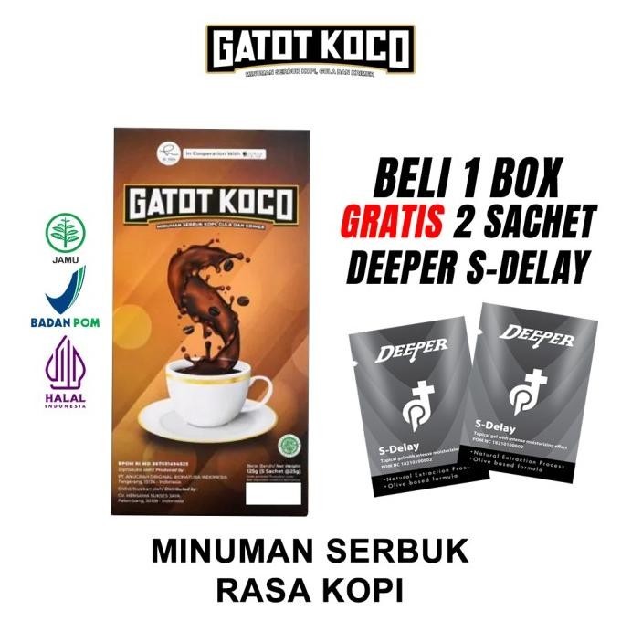 

Kopi Gatot Koco 5 Sachet by Dr. Hen - Kopi Stamina Pria Original BPOM