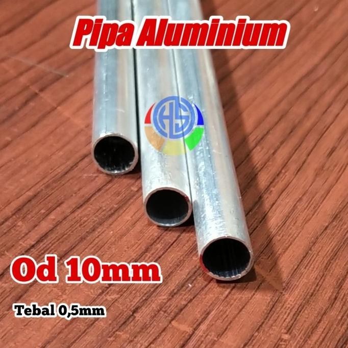 pipa aluminium 10mm
