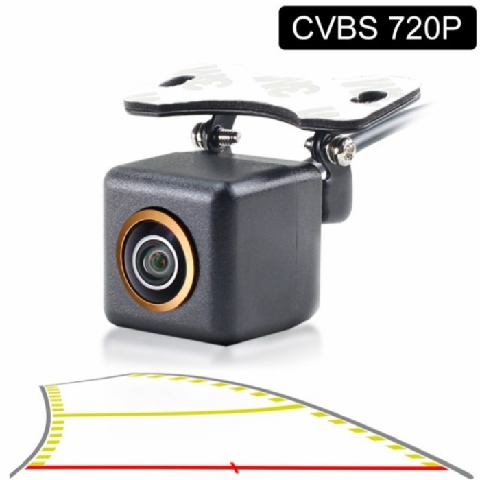 Asli Kamera Mobil Hd Trajectory Golden Fish Eye Lens Real 170 Best Quality