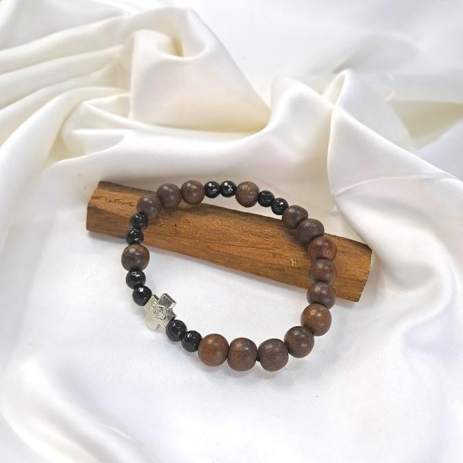 Gelang rosario kayu Gaharu