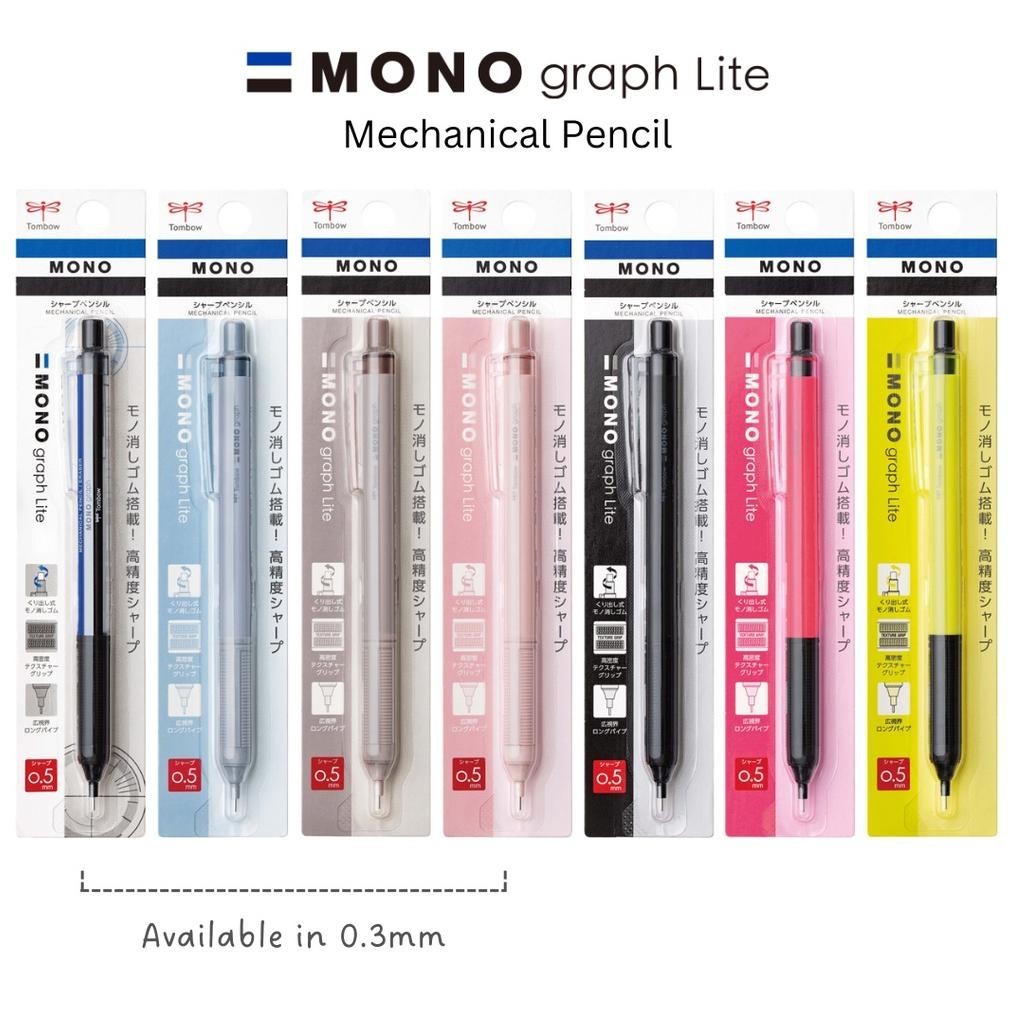 

Bisa COD Tombow Mono Graph Lite Mechanical Pencil for Precise Writing 0.3mm 0.5mm Monograph Pensil Mekanik Berkualitas