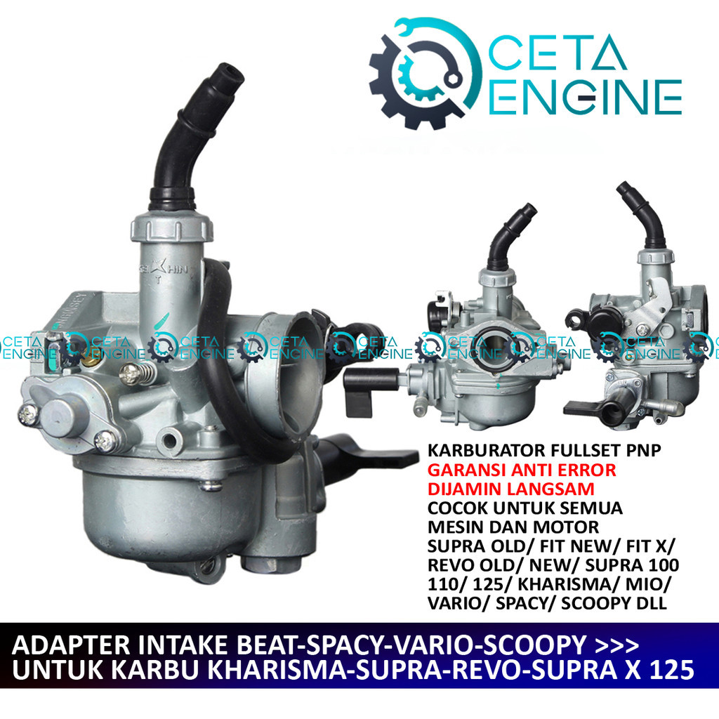 [SALE] KARBURATOR SUPRA FIT NEW FIT X FIT S FIT LAMA 100 110 125 REVO LAMA REVO REPO ABS BETMEN BATM