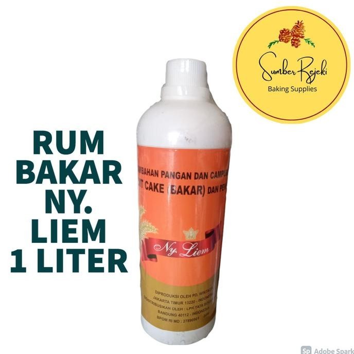 

Rum Bakar / Rhum Bakar / Perisa Fruit Cake Ny. Liem 1 Kg Atau 1 Liter
