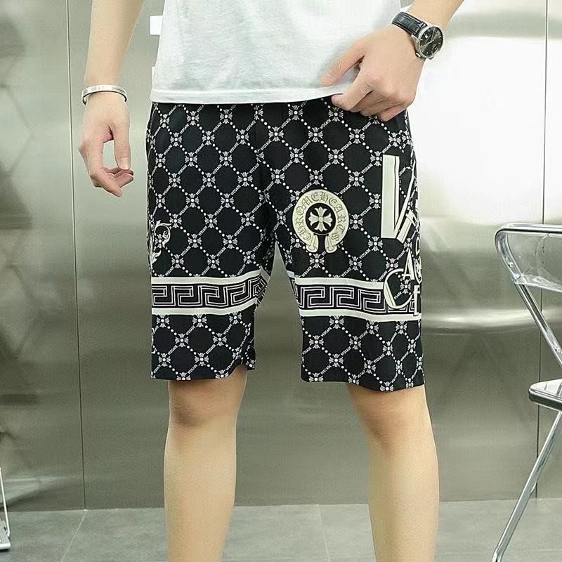 Men's Summer Casual Six-Point Pants Ice Silk Breathable Beach Pants
