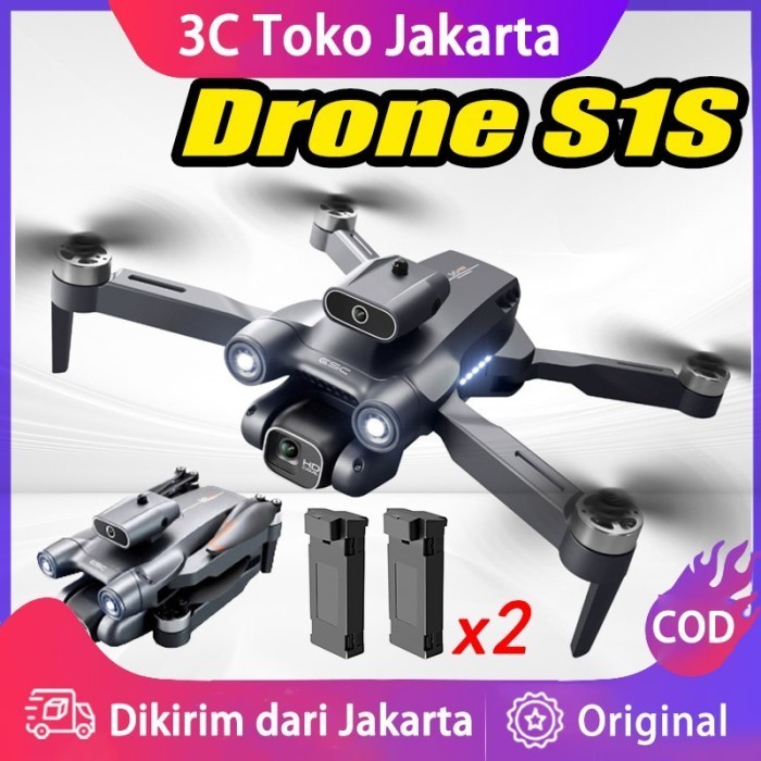 DRONE KAMERA JARAK JAUH MURAH DRONE S1S DRONE GPS MURAH DUAL KAMERA