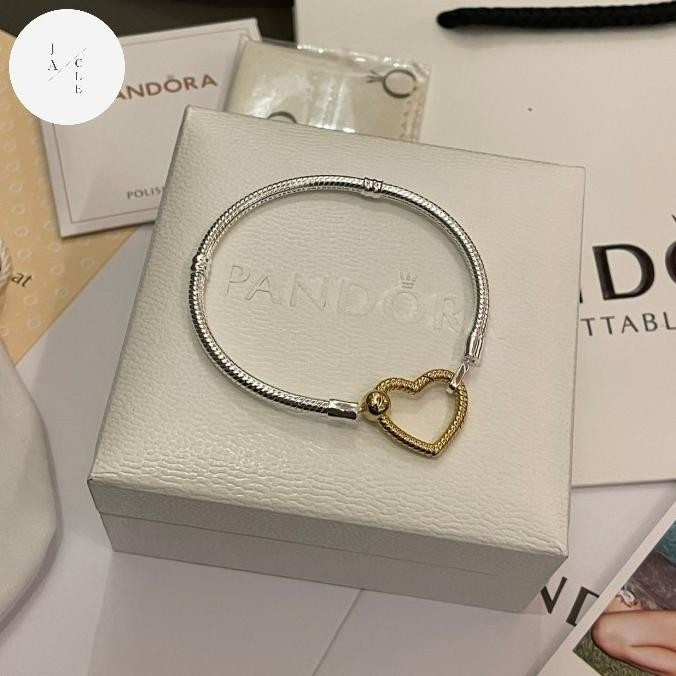 Love Arch gold pandora bracelet gelang gift set PM